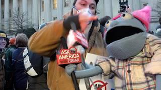 Liberals BEAT Puppet For Asking About Gov't Waste