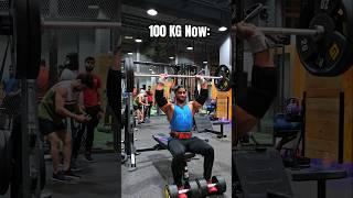 100 KG Bench Press Natural Transformation!