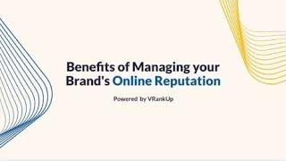 Benefits of Online Reputation Management Services in Dwarka | Best ORM Company in Dwarka, Delhi