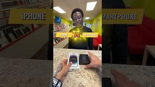 World’s Smallest Smartphone vs iPhone 14 pro Max  #shorts #apple #iphone #android #samsung #fyp