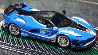 1/64 Ferrari FXX-K Evo blue by U2 resin model car review