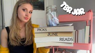 TBR Jar 🫙chooses my reads for June ️ [June TBR]