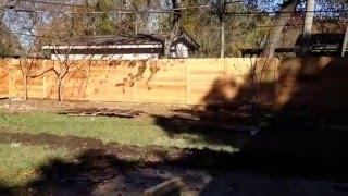 Completed Horizontal Fence...