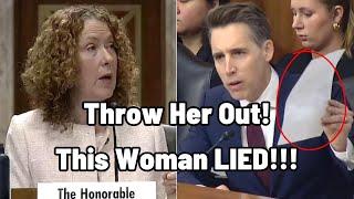 Biden Official Plays Dumb When Sen. Hawley EXPOSES Her LIES & Despicable Past Actions To The Senate