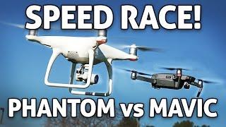 SPEED RACE! DJI Phantom 4 vs Mavic Pro