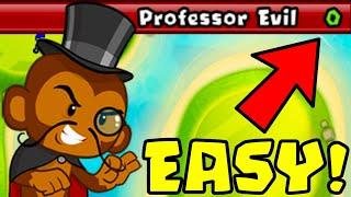 Easily Beat the NEW Professor Evil Challenge... (Bloons TD Battles)