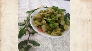 Easy Potato Peas Breakfast Recipe - Shabnam Badruddin
