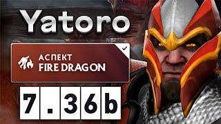 Яторо на керри ДК, Rampage 1x5! - Yatoro Dragon Knight 7.36 DOTA 2