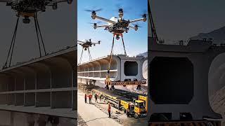 ai Railway Construction via Drones:The Technology of the Future #ai #automobile #military #wildlife