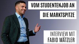 Vom Studentenjob an die Marktspitze. - Interview mit Fabio Mätzler | Mach-dis-Ding.ch