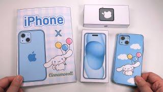 [ Paper Diy ] 시나모롤 산리오 iphone15 블라인드백 Sanrio Cinnamoroll iphone15 Blind Bag ASMR