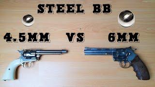 4.5 mm VS 6 mm steel BB