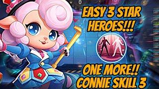 Connie Skill 3 How To Play!! Make Easy 3 Star Heroes!! Magic Chess Mobile Legends.