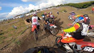 Insane ride as 1996 125 Husky passes 41 riders to go from last to second in the Foxhill VMXDN 23