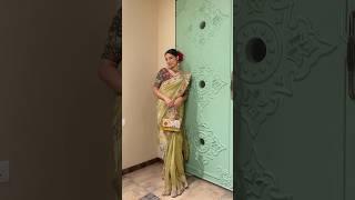 How to drape Nivi saree drape #sareedrape #youtubeshorts #viral #draping #loveshorts #saree #blouse