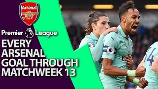 Every Arsenal goal of 2018 through Matchweek 13 I Premier League I NBC Sports