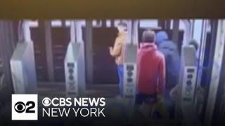 Surveillance video captures man being shoved onto tracks at NYC subway station