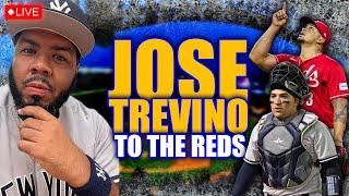 YANKEES TRADE JOSE TREVINO TO REDS! YANKS FOCUSING ON SANTANA AND GOLDY? LETS TALK YANKEES OFFSEASON