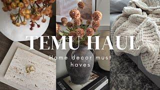 Must-have Temu Home Decor Haul | Upgrade Your Space With These Amazing Finds!