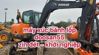 . Bàn Giao Máy Xúc Bánh Lốp Doosan DX55 2020 | Bãi Máy Quang Huyền – Uy Tín, Chất Lượng