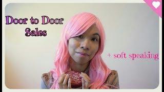 ASMR The Door-to-door Saleswoman (Roleplay)| Soft-Speaking + Lid Sounds (Request)