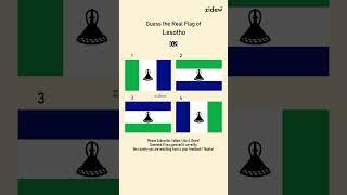 Guess the Real Flag 101 • Lesotho • IQ • zidew #flag #quiz #country #geography