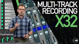 Multitrack Recording Setup - Behringer X32