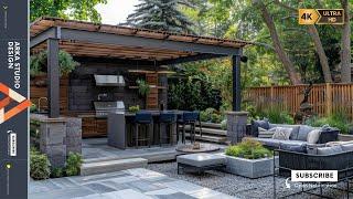 Modern Outdoor Kitchen and Dining Area: Tips for a Contemporary Backyard Oasis