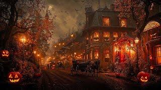 Night in a Victorian Haunted City  Relaxing Halloween Music Ambience, Spooky Sounds