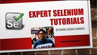 Selenium Training - Lecture 4  - Understanding the New Selenium IDE and other components