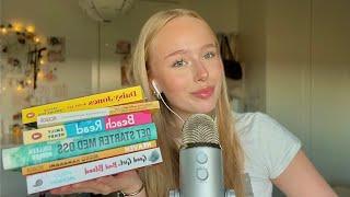 ASMR books on my TBR ~ sticky fingertip book tapping, rambling ˚ʚ₊˚