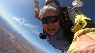 TaeShin Kwon-Tandem Skydive in Las Vegas at Skydive Fyrosity