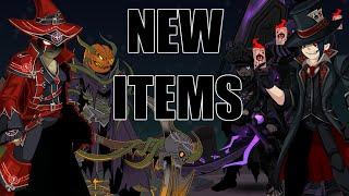 AQW New Blood Caster Set + Mirror Shadowflame Dragon Slayer | Mogloween 2024 Items!  + Teka Birthday