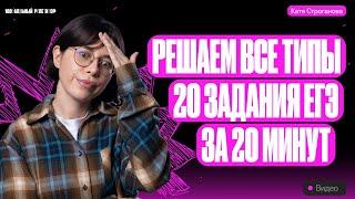 Решаем все типы 20 задания ЕГЭ по химии 2024 с 0 за 20 минут! | Екатерина Строганова