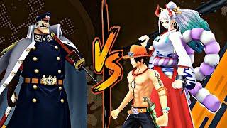 V2 Shiryu vs Ex Ace & Yamato || One piece Bounty rush