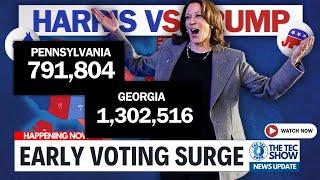 GOOD EARLY VOTING RESULTS!! VOTING LANDSLIDE: Harris vs Trump 2024 Election Update