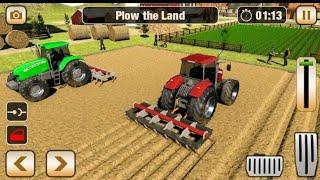 Tracotar farming new geme video khet jotne vala