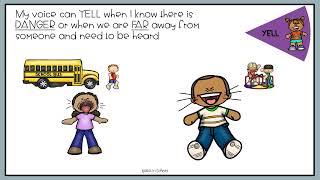 I KNOW VOICE LEVELS Preschool Social Skills Story Self-regulation