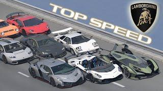 Lamborghini TOP SPEED Comparison | Which Car is the FASTEST?