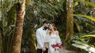 "I Fell In Love With You Like Falling Asleep, Slowly Then All At Once" | Sunken Gardens Wedding