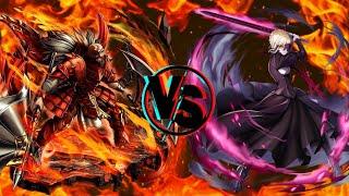 Saber Alter (Buffed) vs Ganan - Grand Summoners