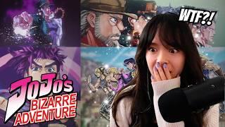 FIRST TIME reacting to ALL of JoJo's Bizarre Adventure Openings (1-12)! 