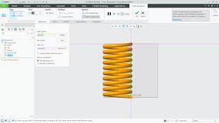 Helical Sweep in CREO