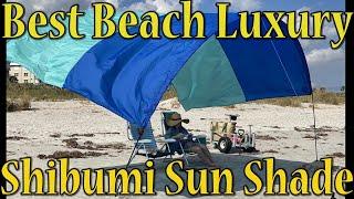 Beach Luxury Shibumi Sun Shade Set Up