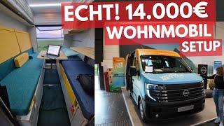 DAS echte 14.000,- € WOHNMOBIL NAGELNEU MADE IN BERLIN  Interstar Plugvan Caravan Salon 2024