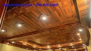 Mẫu trần gỗ đẹp nhất 2019 tại đồ gỗ Minh Long