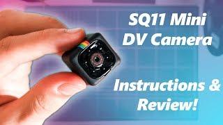 SQ11 Mini DV Camera Setup, Review, Instructions and Sample Footage!