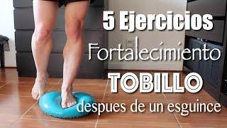 5 Ejercicios para fortalecer el tobillo después de un esguince