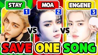 SAVE 1 SONG: STRAY KIDS vs TXT vs ENHYPEN  [ KPOP QUIZ PARTY ]