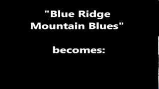 Blue Ridge Mountain Blues in Ojibwe